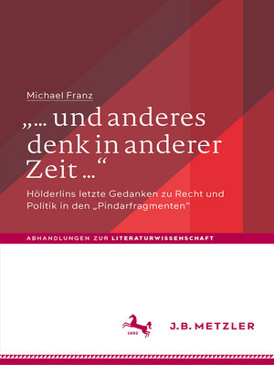cover image of „... und anderes denk in anderer Zeit ..."